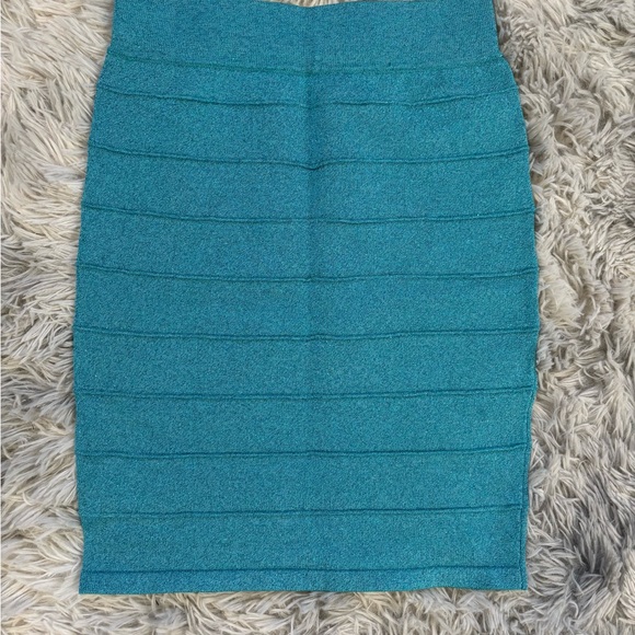 Seduction Sparkle bodycon Midi Skirts - Picture 2 of 6